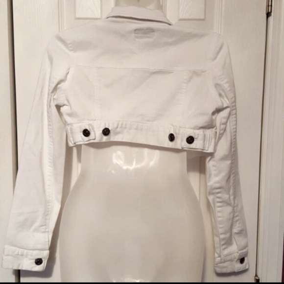 Cropped white jacket - Picture 3 of 3